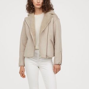 Faux shearling jacket